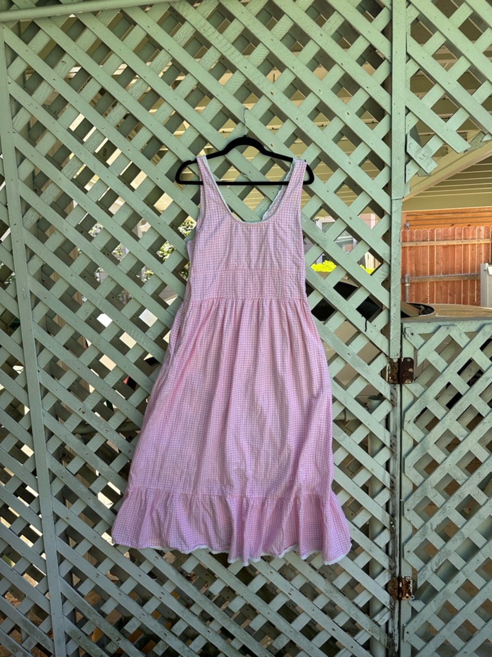 LoveShackFancy Santelle gingham midi dress - Picture 9 of 9